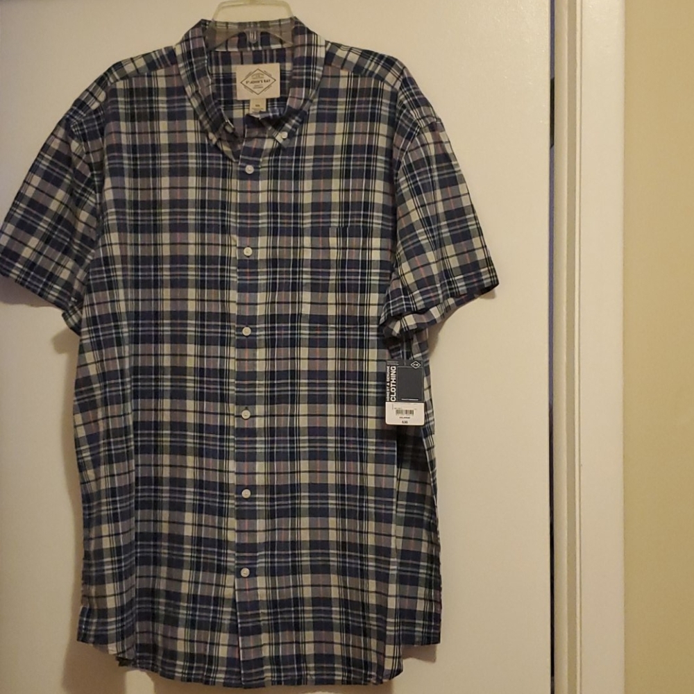 NWT: St John's Bay Button Down Shirt